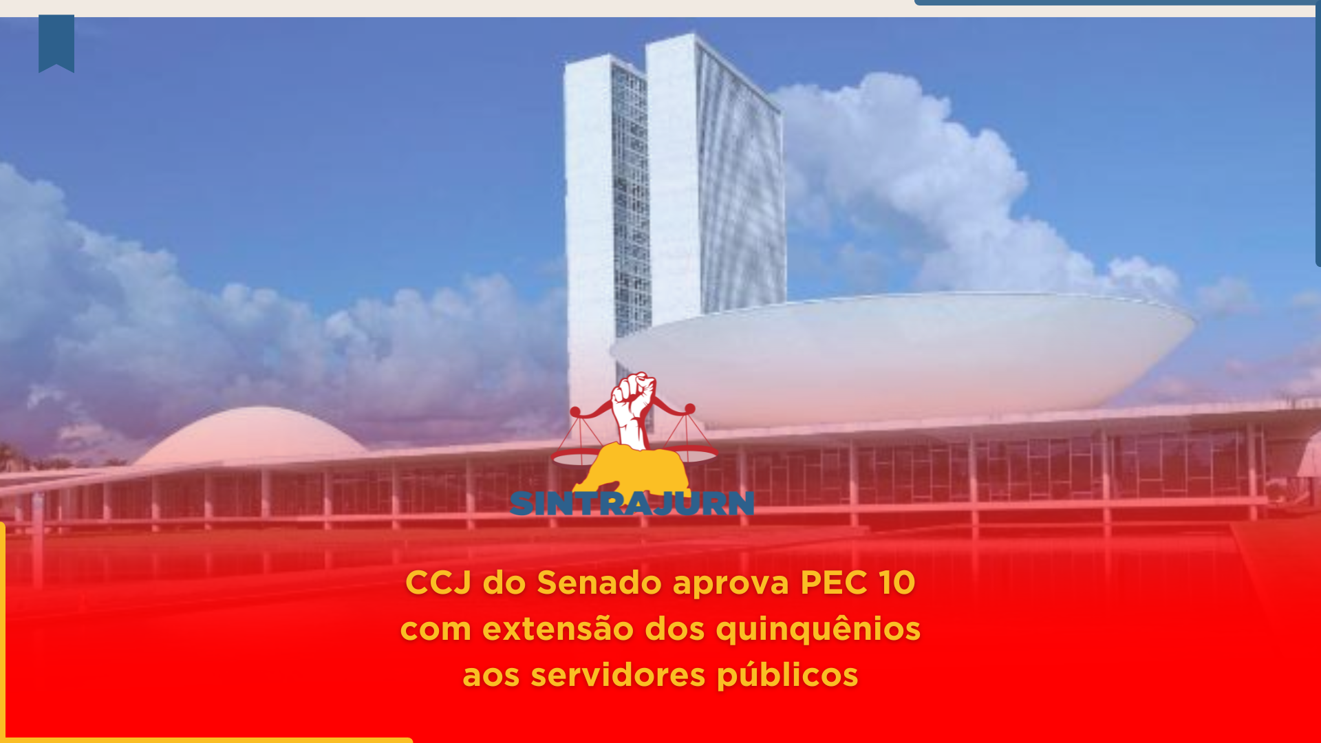 CCJ do Senado aprova PEC 10 com extensão dos quinquênios aos servidores públicos